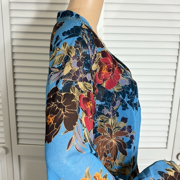 NWT City Chic Lydia Top Peacock Floral Blouse Size 20 - Picture 8 of 13